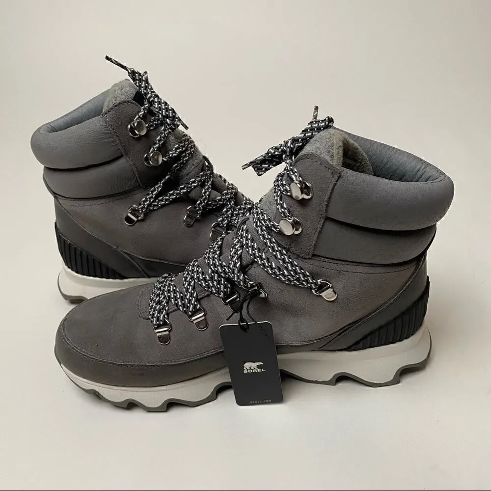 Sorel Kinetic Conquest Boots Quarry Grey Gray 8 Waterproof